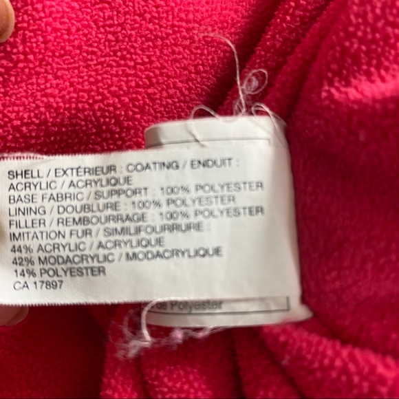 Baby GAP Pink Puffer Girl Jacket - Size 3T - Picture 8 of 10